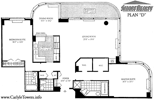Carlyle Towers Sample Floor Plans