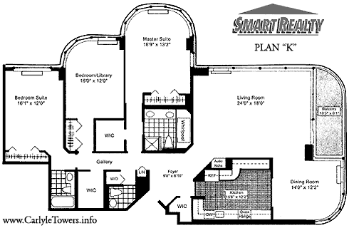 Carlyle Towers Sample Floor Plans